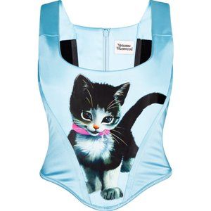 Vivienne Westwood kitten corset light blue size 8UK/2US/XS NWT
